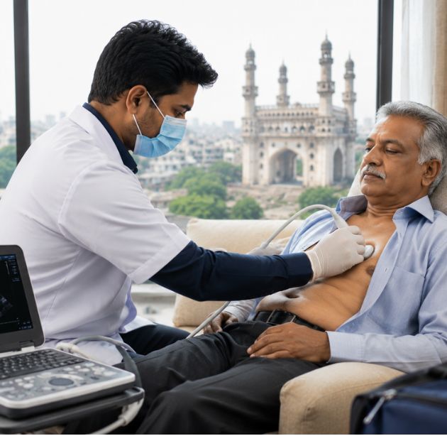 2D Echo Test at Home in Hyderabad